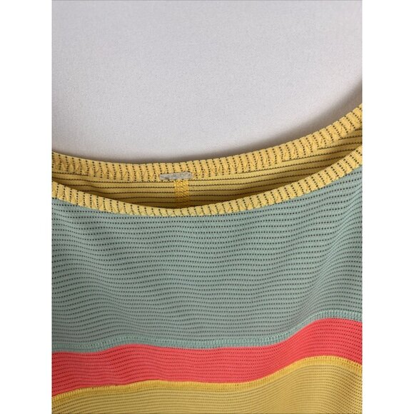 Lululemon Run Mod Moves Yellow Tank Women's Size M - Picture 3 of 7